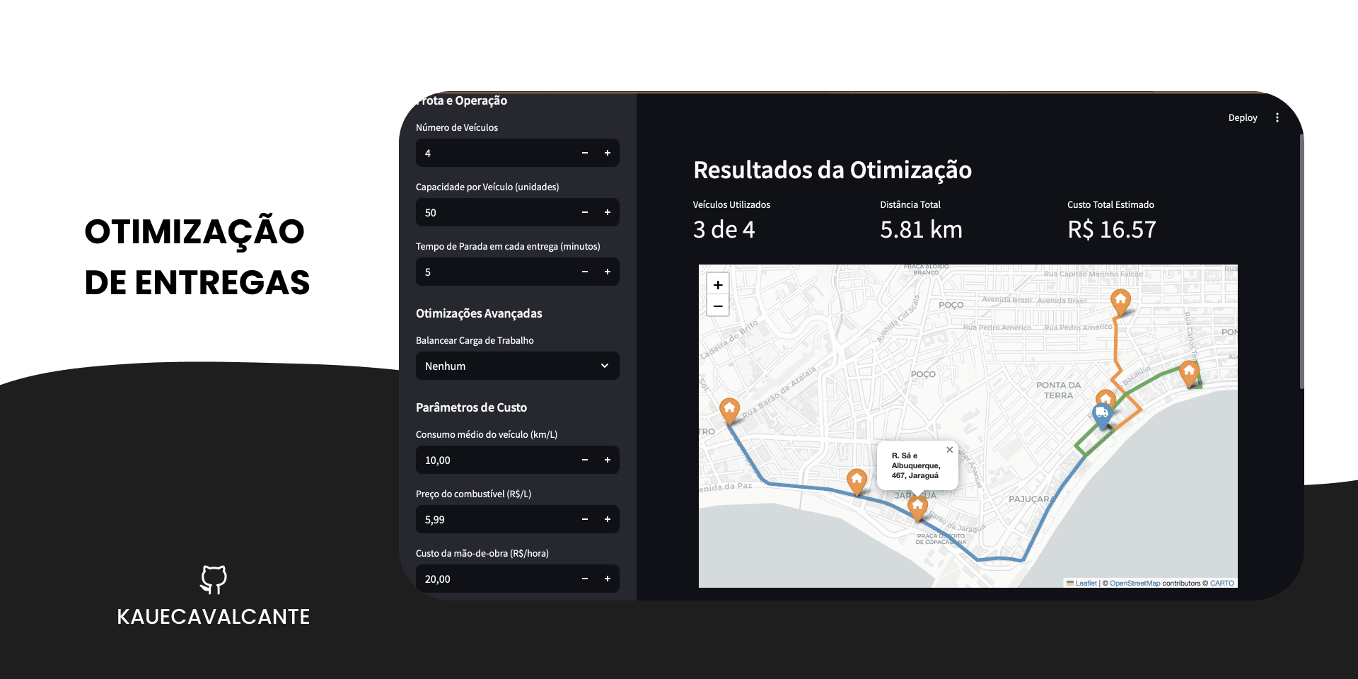 Imagem do projeto Otimização de Rede de Entregas