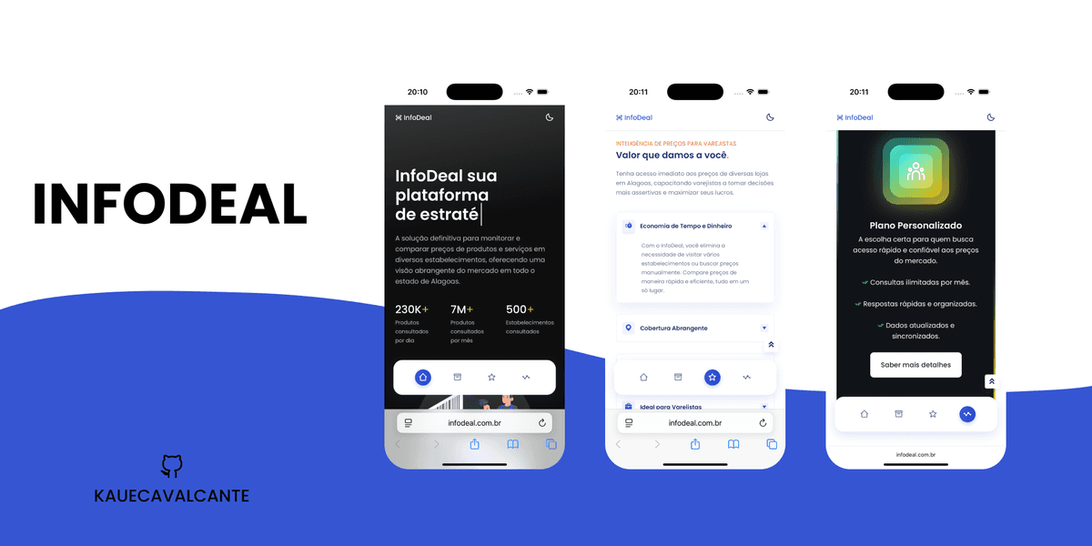 Screenshot of InfoDeal